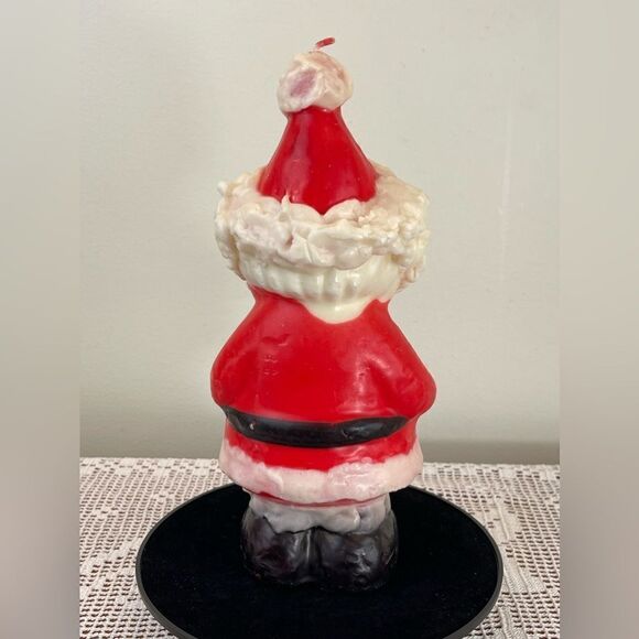Vintage Santa Claus candle || Christmas candle || vintage Christmas Santa candle - Picture 4 of 12